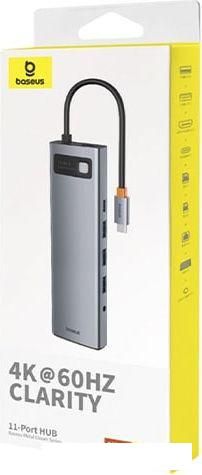 Док-станция Baseus Metal Gleam Series 11-Port Hub B00030709811-00