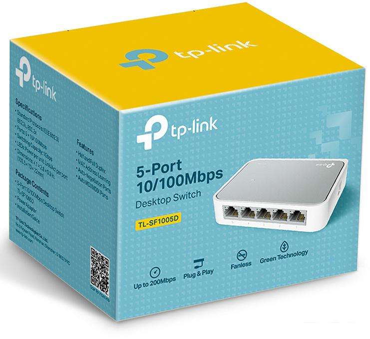 Неуправляемый коммутатор TP-Link TL-SF1005D V17