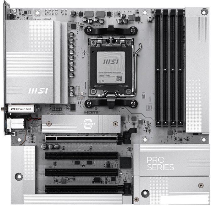 Материнские платы MSI Pro B850M-A WiFi PZ