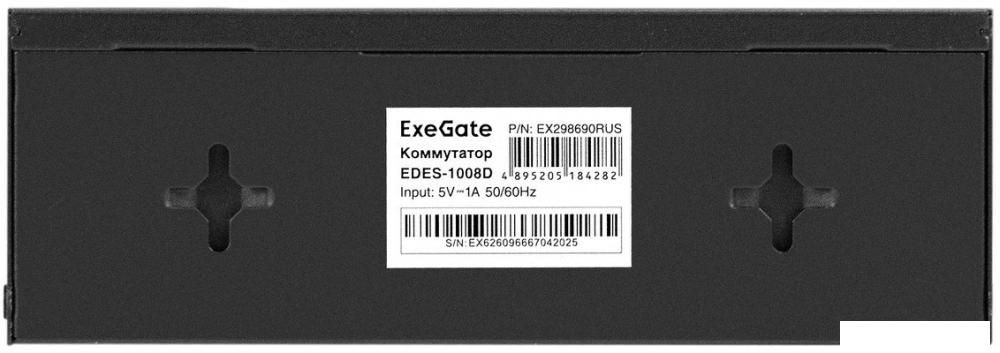 Неуправляемый коммутатор ExeGate EDES-1008D