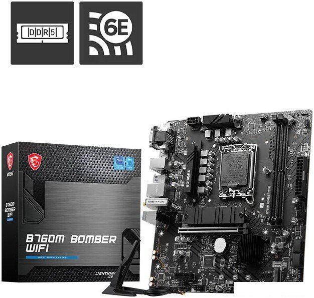 Материнская плата MSI B760M Bomber WiFi