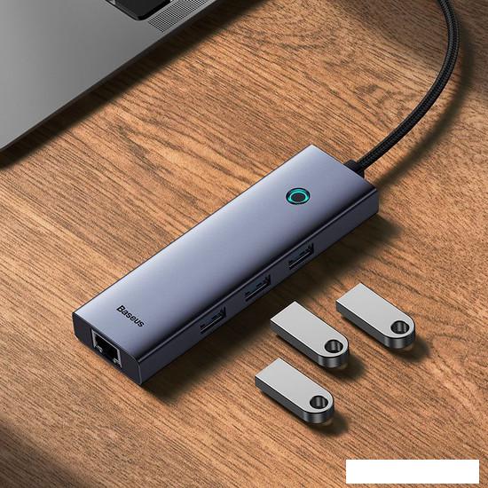 USB-хаб Baseus Flite Series 4-Port USB-C Hub B0005280A813-00