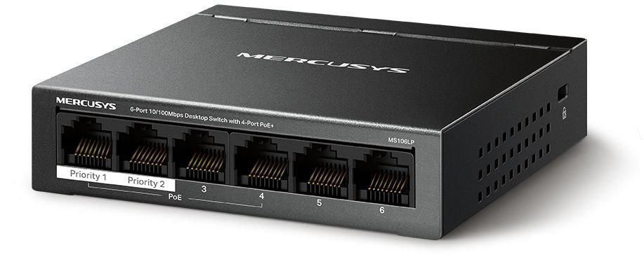 Неуправляемый коммутатор Mercusys MS106LP