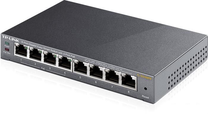 Настраиваемый коммутатор TP-Link TL-SG108PE