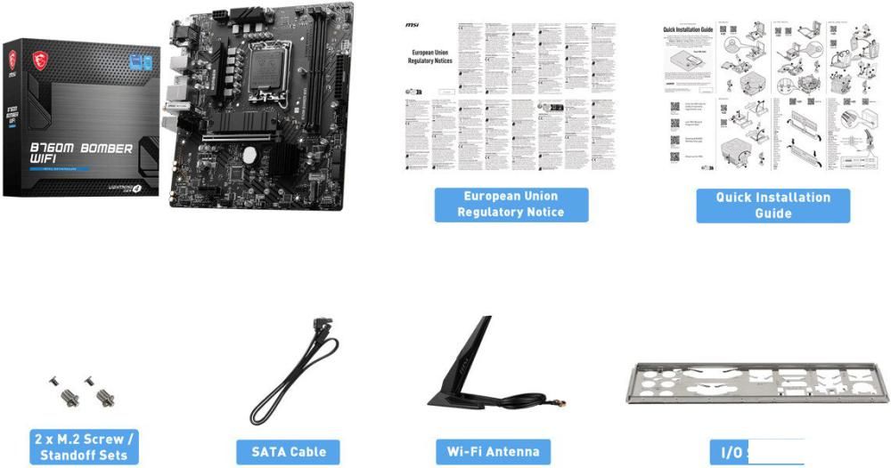 Материнская плата MSI B760M Bomber WiFi