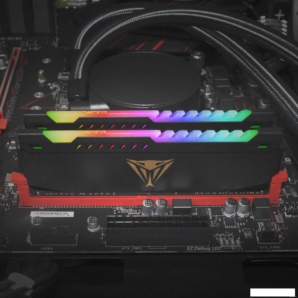 Оперативная память Patriot Viper Steel RGB 2x16GB DDR4 PC4-25600 PVSR432G320C6K