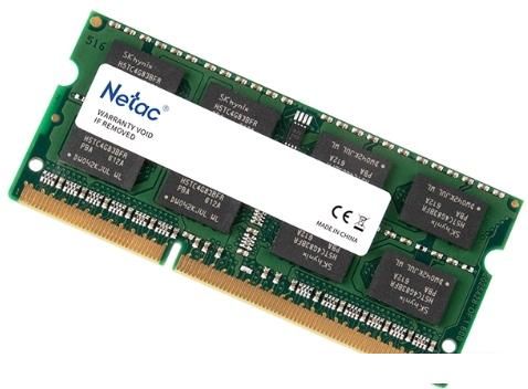 Оперативная память Netac Basic 4GB DDR3 SODIMM PC3-12800 NTBSD3N16SP-04