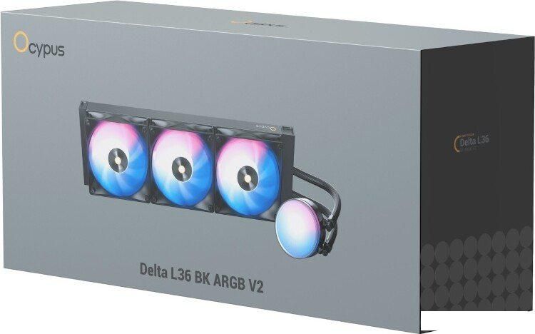 Система жидкостного охлаждения для процессора Ocypus Delta L36 BK ARGB V2 (черный)
