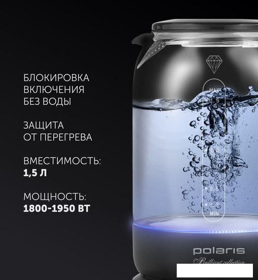 Электрический чайник Polaris PWK 1753CGL (черный)