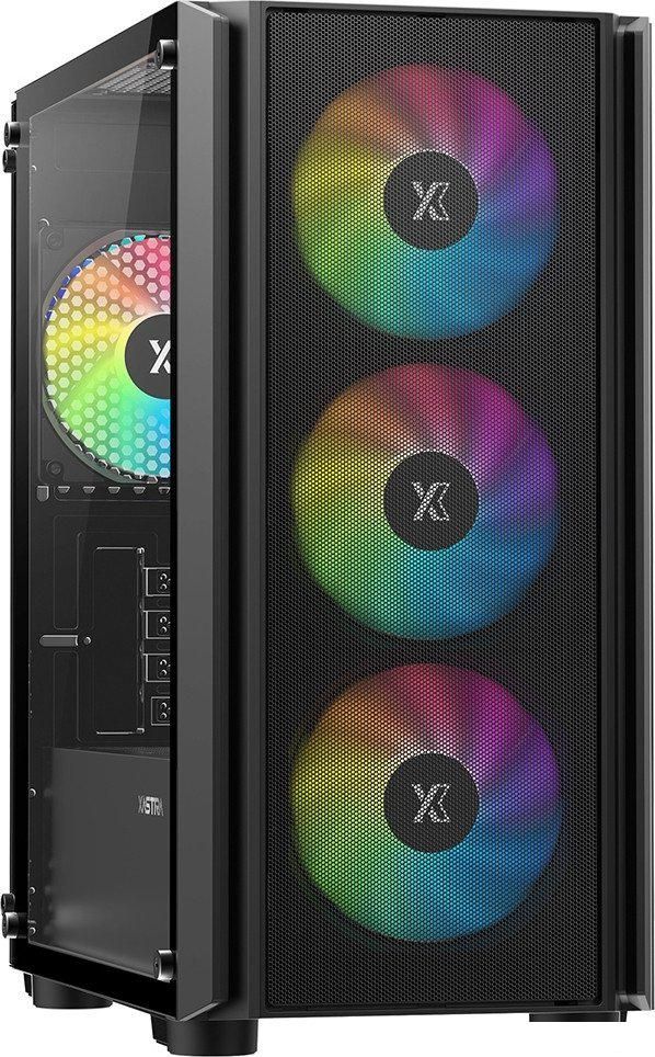 Корпус XASTRA A402M 4FRGB (черный)