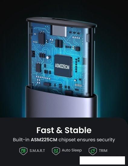 Бокс для накопителей M.2 Ugreen CM400 10902