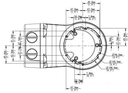 Крепление для камер видеонаблюдения Uniview TR-JB07/WM03-F-IN