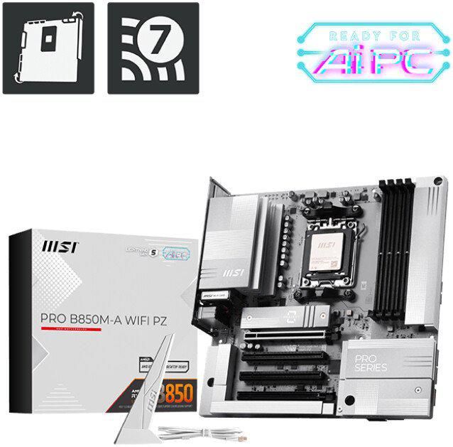 Материнские платы MSI Pro B850M-A WiFi PZ