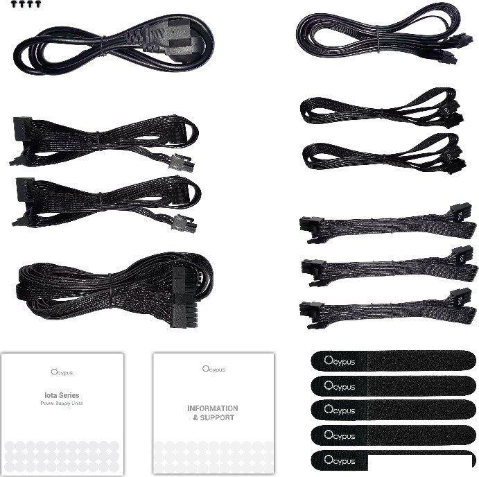 Блок питания Ocypus Iota P1000 Iota-P1000-G1FFBK024X-EU