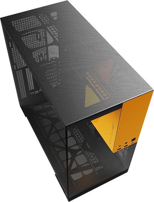 Корпус Geometric Future Model 5 (черный/желтый)