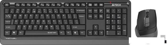 Офисный набор A4Tech Fstyler FGS1035Q (черный/серый)