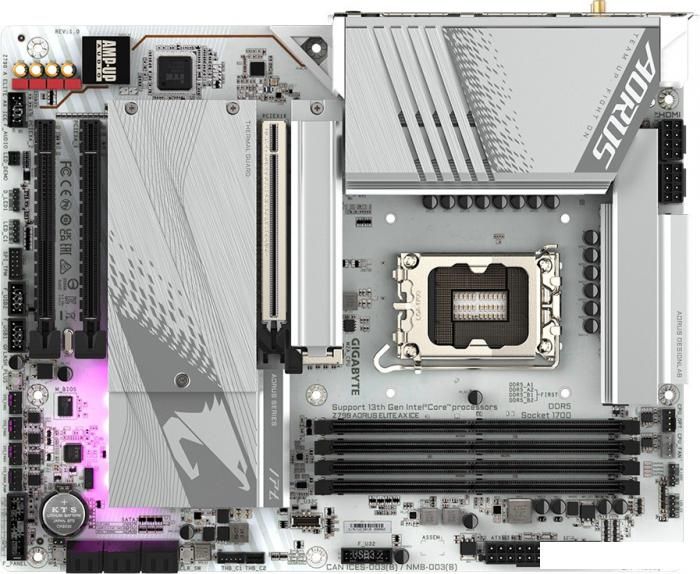 Материнская плата Gigabyte Z790 Aorus Elite AX Ice