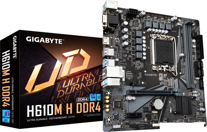 Материнская плата Gigabyte H610M H DDR4 (rev. 1.0)