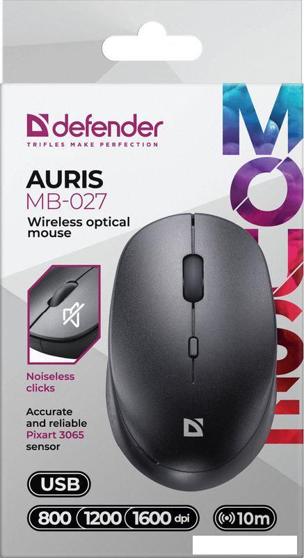 Мышь Defender Auris MB-027 (черный)