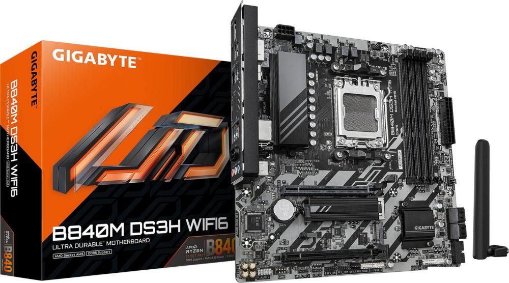 Материнская плата Gigabyte B840M DS3H WiFi6