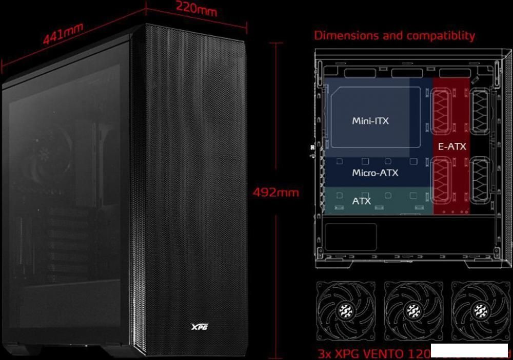 Корпус ADATA XPG Defender (белый)
