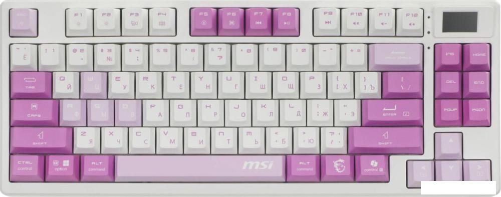 Клавиатура MSI Forge GK600 TKL Wireless Violet