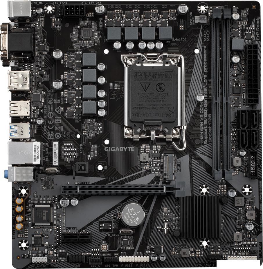 Материнская плата Gigabyte H610M S2H V2 DDR4 (rev. 1.0)