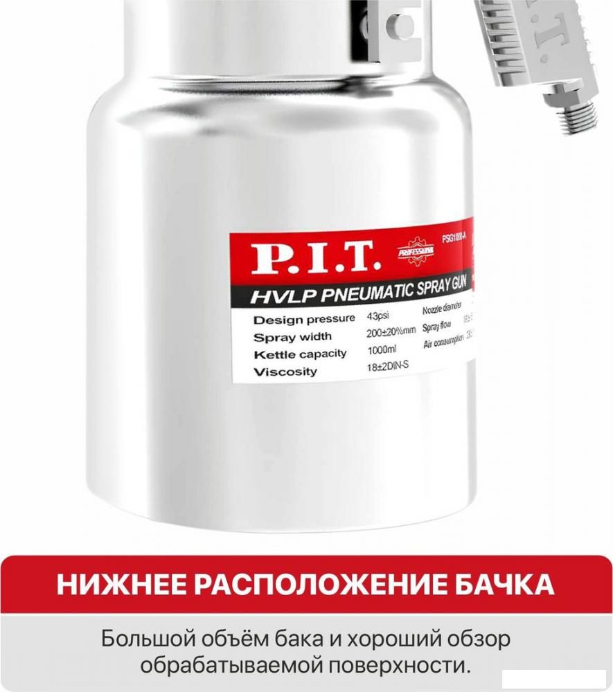 Краскопульт P.I.T. PSG1000-A