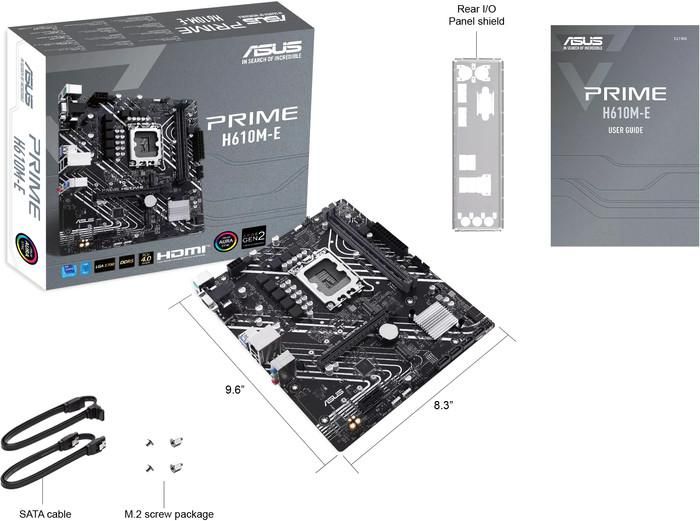Материнская плата ASUS Prime H610M-E-CSM