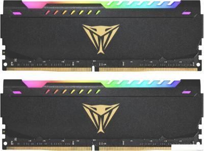Оперативная память Patriot Viper Steel RGB 2x32ГБ DDR4 3200 МГц PVSR464G320C8K Оперативная память Patriot Viper Steel RGB 2x32ГБ DDR4 3200 МГц PVSR464G320C8K