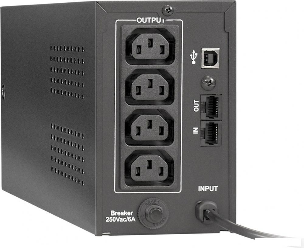 Источник бесперебойного питания ExeGate Power Back BNB-850.LED.AVR.C13.RJ.USB