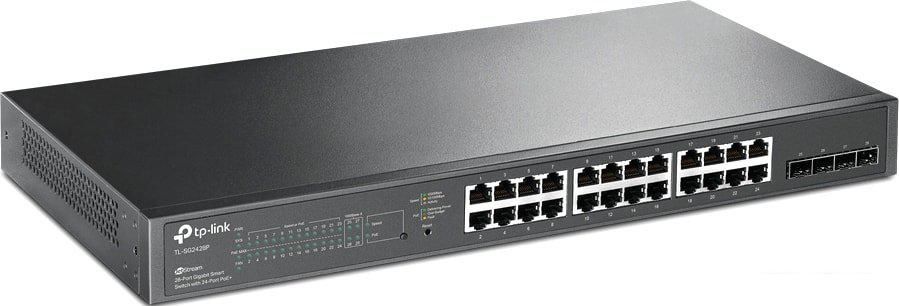 Настраиваемый коммутатор TP-Link TL-SG2428P