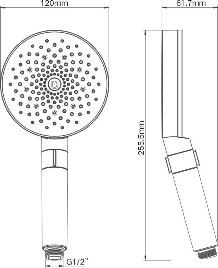 Душевая лейка Xiaomi Mijia Booster Hand Shower MJZYSCHS01DB