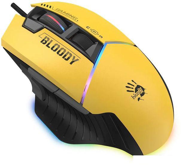Игровая мышь A4Tech Bloody W95 Max Sports (желтый)