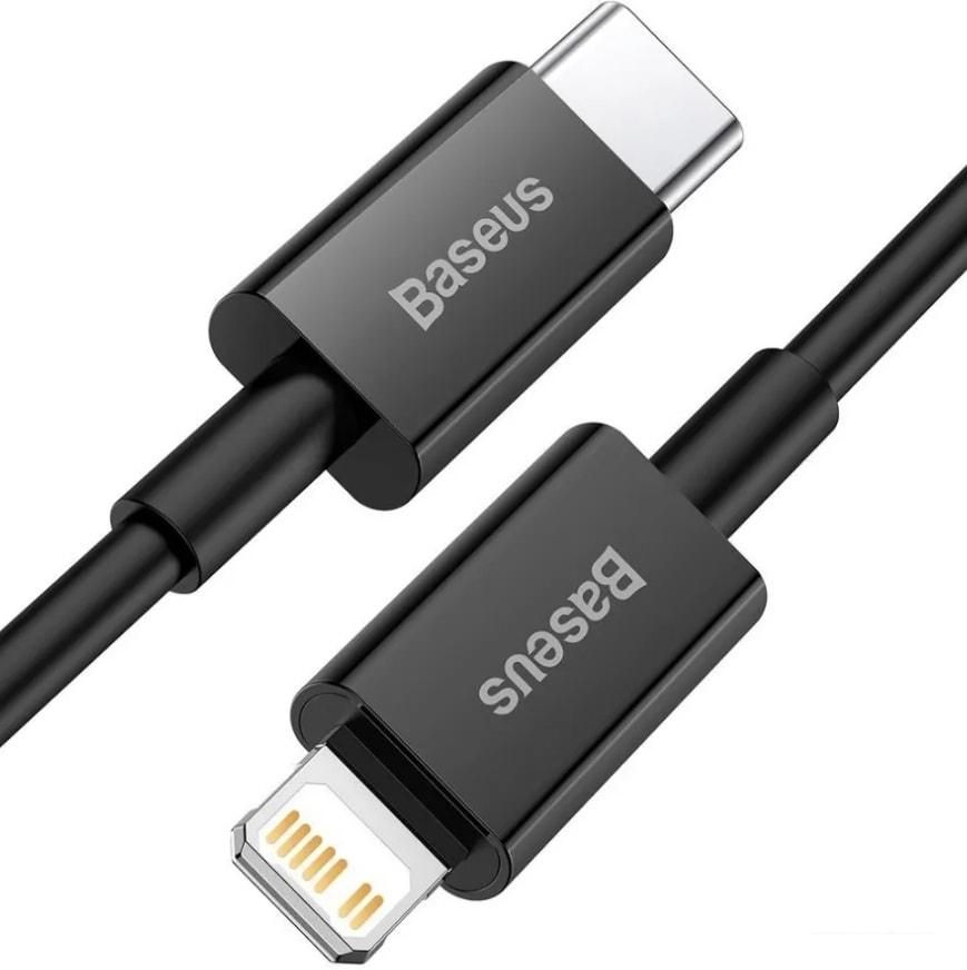 Кабель Baseus CATLYS-C01 USB Type-C - Lightning (2 м, черный)