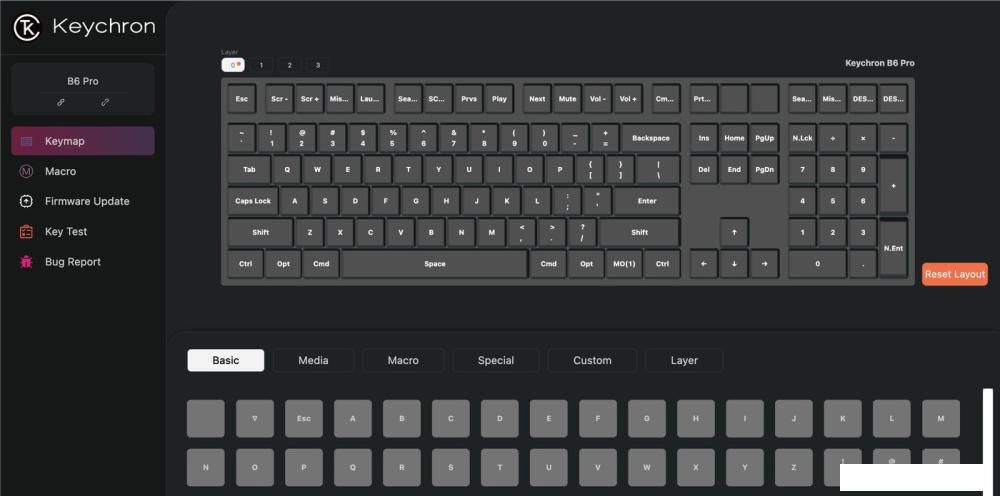 Клавиатура Keychron B6 Pro B6P-K13-RU (ретро красный)