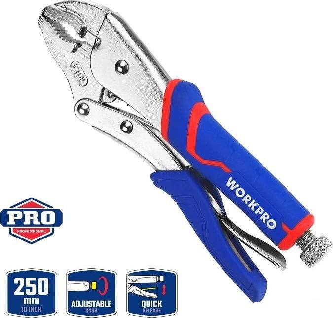 Клещи зажимные Workpro WP231074