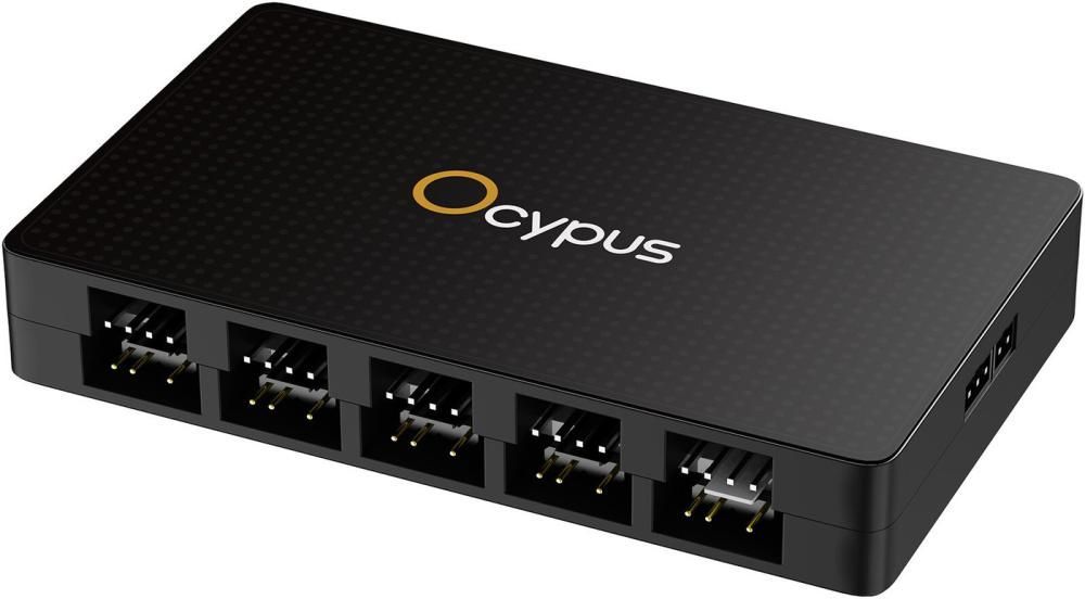 Контроллер скорости и подсветки вентиляторов Ocypus Delta EH10 (черный)
