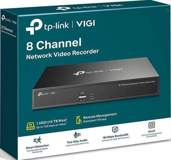 Сетевой видеорегистратор TP-Link Vigi NVR1008H