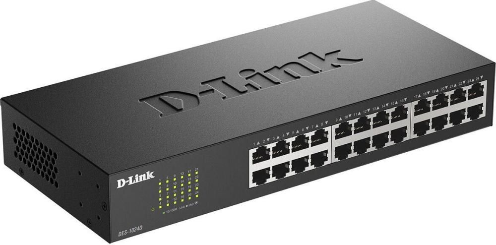 Неуправляемый коммутатор D-Link DES-1024D/H2A