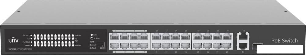 Неуправляемый коммутатор Uniview NSW2020-24T1GT1GC-POE-IN