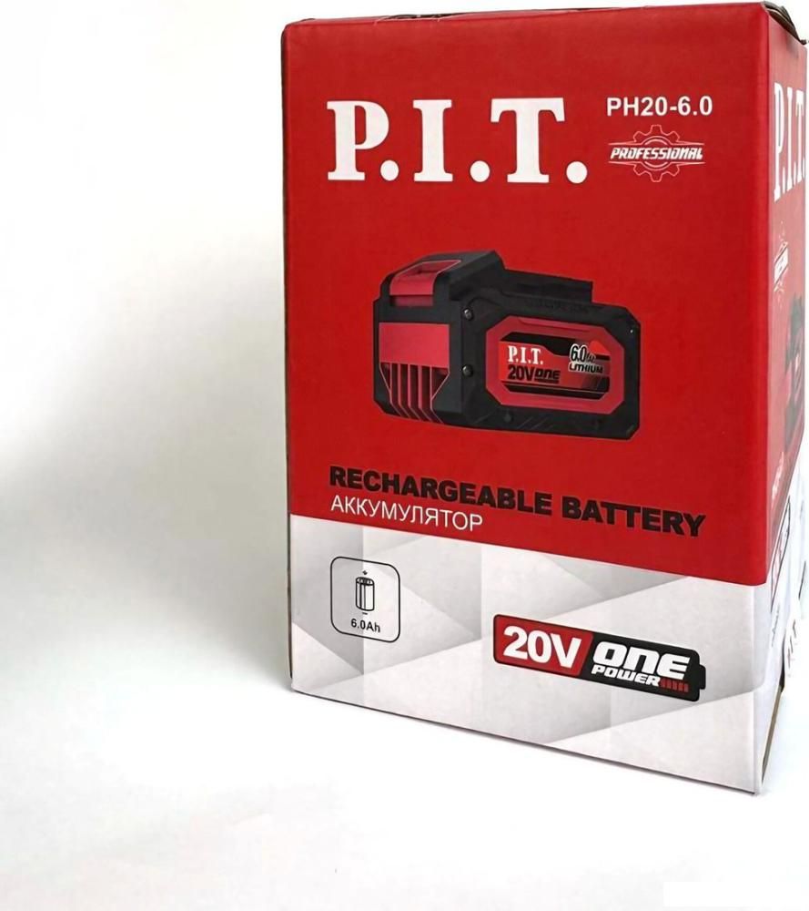 Аккумулятор P.I.T. PH20-6.0 (20В/6 Ач)