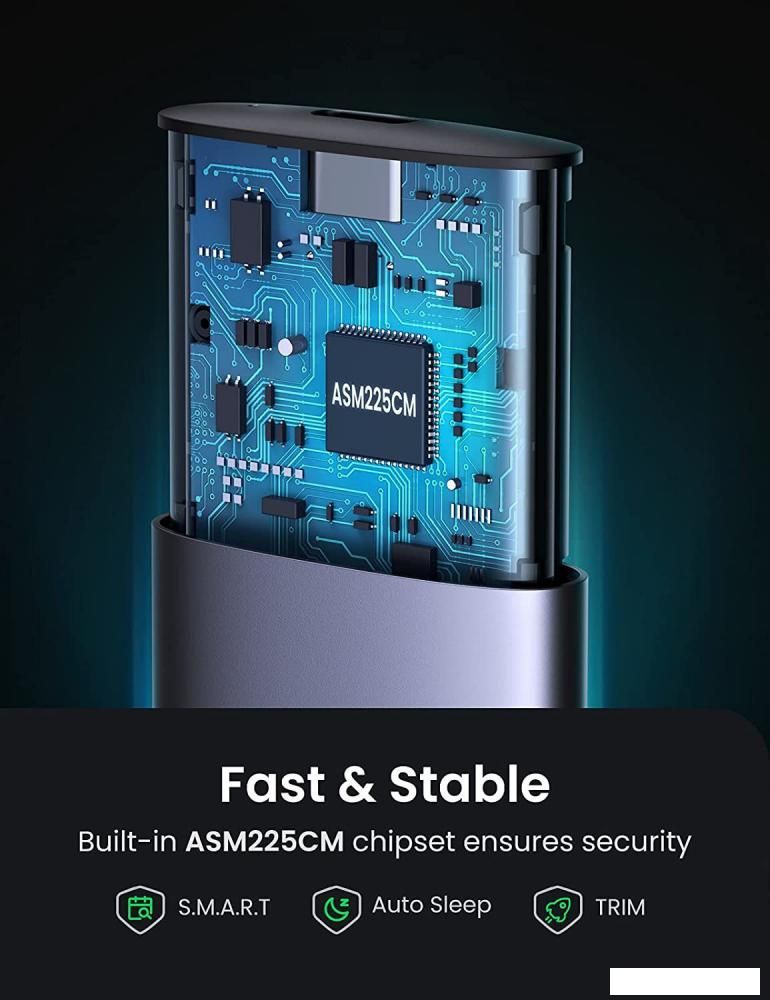 Бокс для накопителей M.2 Ugreen CM400 10903