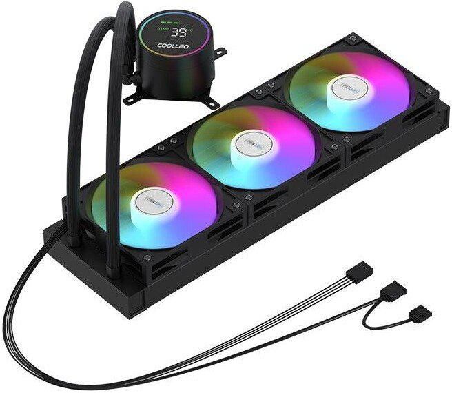 Система жидкостного охлаждения для процессора Coolleo Ice Fairy Dig 360 Lite (черный)