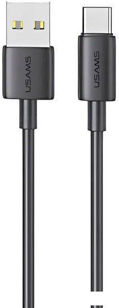Кабель Usams SJ708 USB Type-A - USB Type-C (1 м, черный)