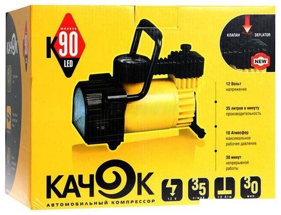 Автомобильный компрессор Качок K90LED