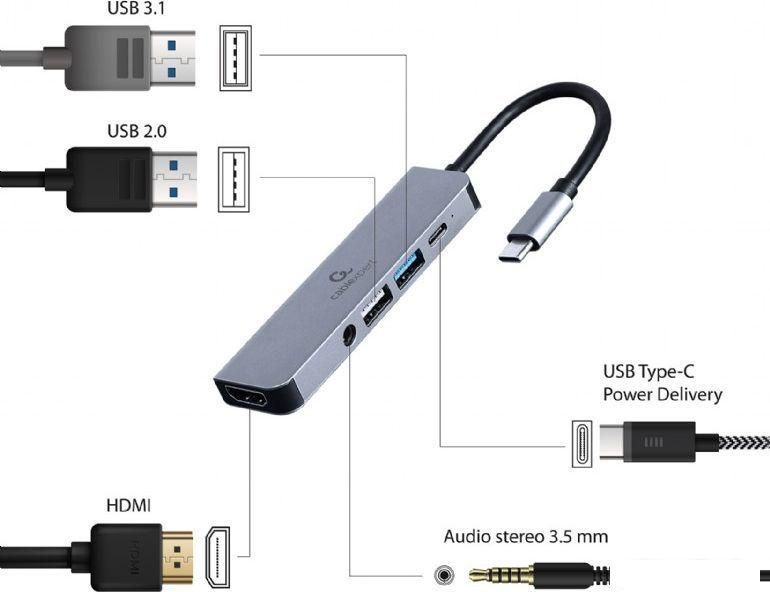 Док-станция Cablexpert A-CM-COMBO5-02
