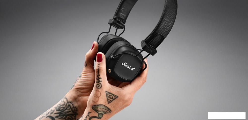 Наушники Marshall Major IV (черный)