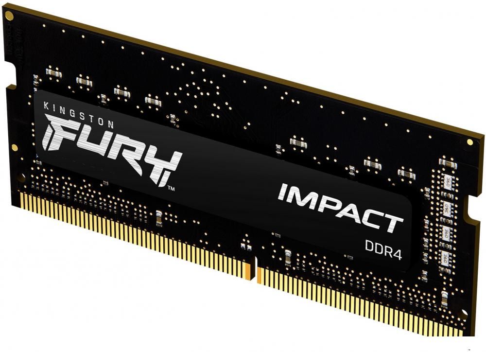 Оперативная память Kingston FURY Impact 2x8GB DDR4 SODIMM PC4-25600 KF432S20IBK2/16