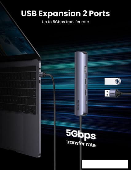 USB-хаб Ugreen CM418 10919